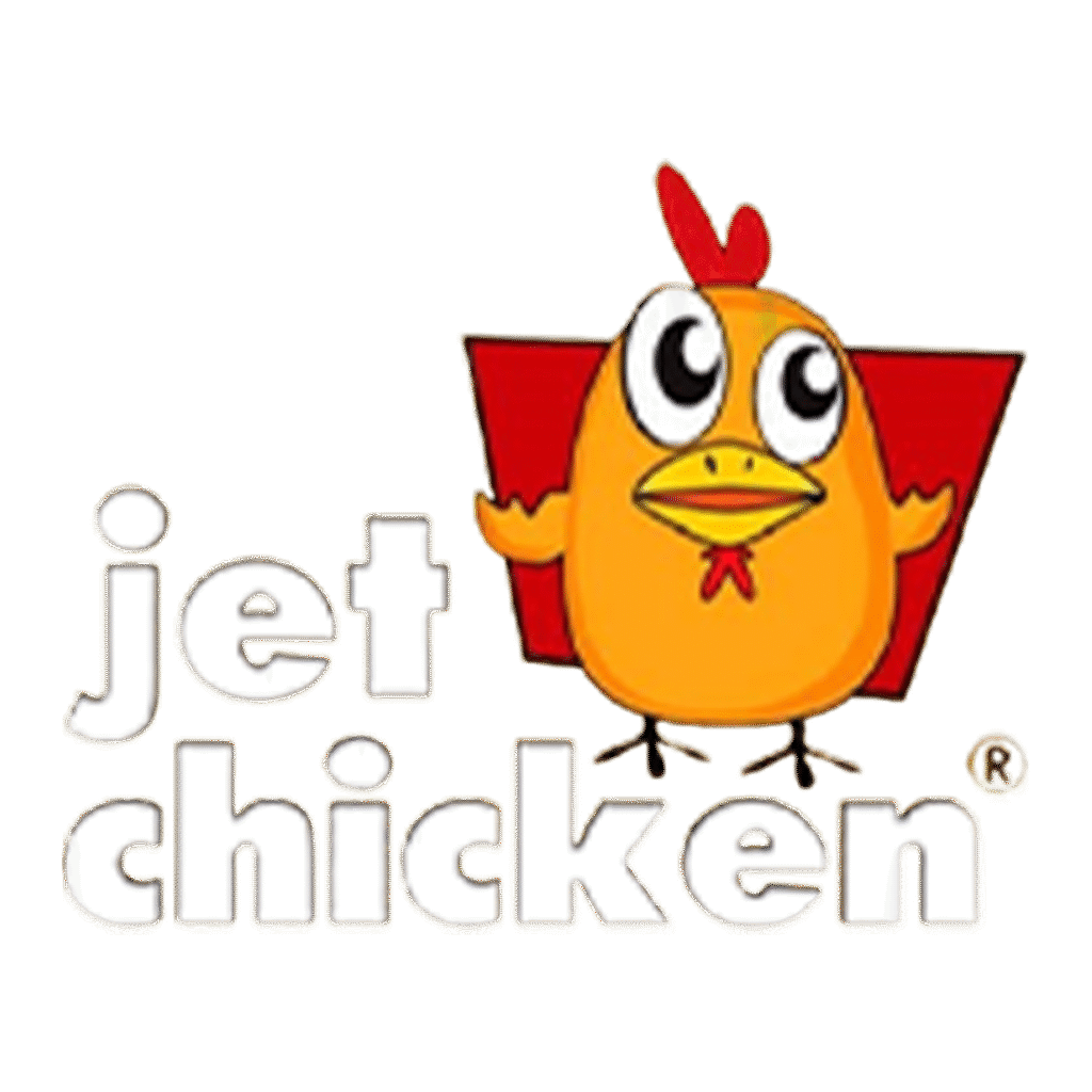 LOGO JET CHICKEN BRANCO